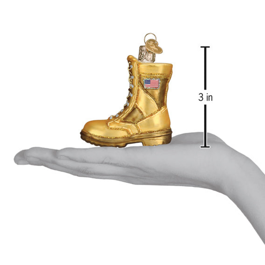 Military Boot Ornament