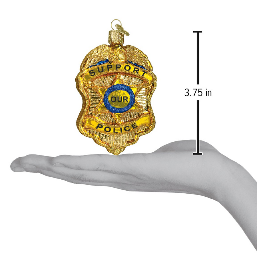 Police Badge Ornament