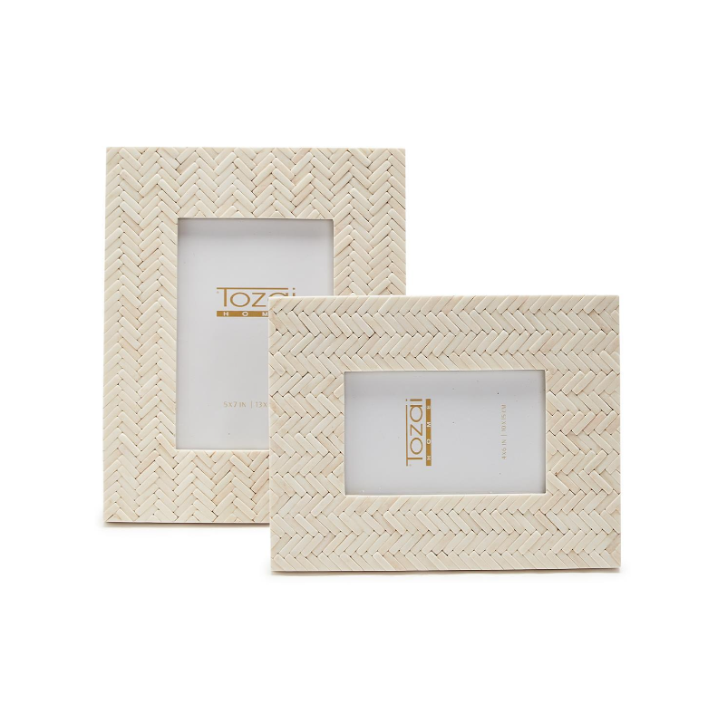 Basketweave Pattern Photo Frame