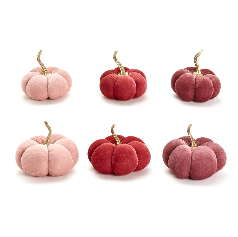 Autumn Blush Plush Pumpkins