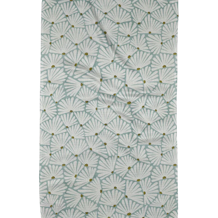 Solie Teal Tea Towel