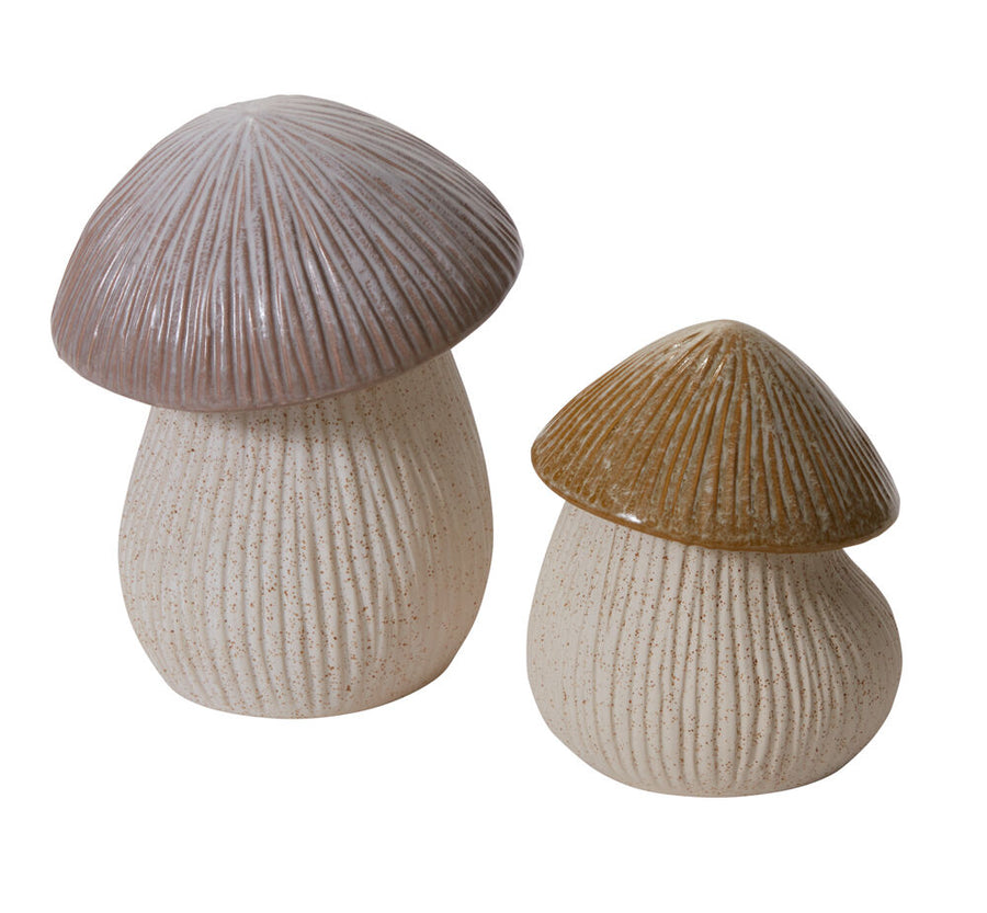 Capped Mushroom Canisters