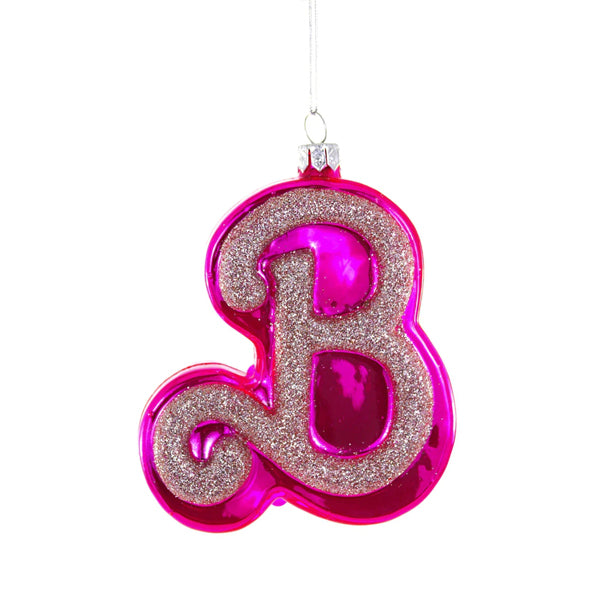 Pink B (Barbie) Ornament