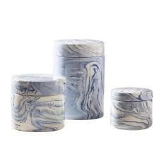 Terre Melle  set of 3 covered jars